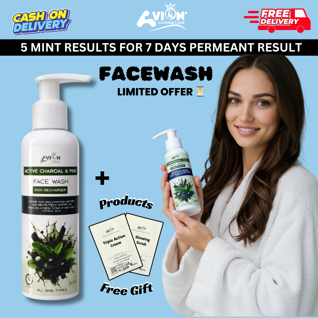 Face wash (Charcoal + Mint )